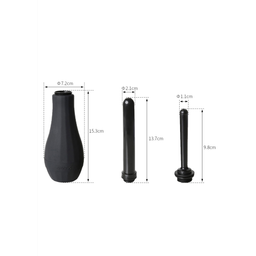 Perfectfitbrand Ergoflo Extra - Anale Douche - Zwart (854854005243)