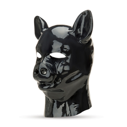 Prowler red Latex Pig Hood - Zwart (4890808281826)