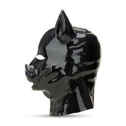 Prowler red Latex Pig Hood - Zwart (4890808281826)