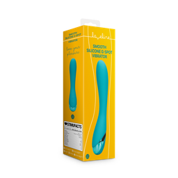 Loveline by shots Glad Siliconen G-Spot Vibrator - Teal Blauw (8714273051462)