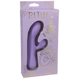 Doc johnson Aura - Oplaadbare Siliconen Rabbit Vibe - Lilac (782421083281)