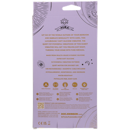 Doc johnson Aura - Oplaadbare Siliconen Rabbit Vibe - Lilac (782421083281)