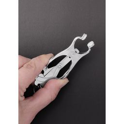 Steel by shots 2 Squeezer Teaser Clover Tepelklemmen met Ring (8714273782212)