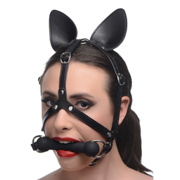 Xr brands Dark Horse - Pony Hoofbril met Siliconen Bit (848518033918)