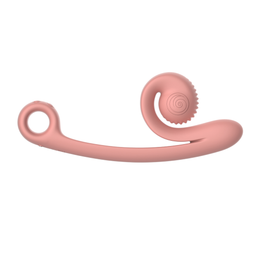 Snail vibe CURVE - Dual Stimulator - Peachy Pink (8720615764365)