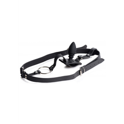 Xr brands Herenharnas met siliconen butt plug (848518026866)
