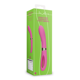 Loveline by shots Dubbelzijdige flapper en G-Spot vibrator - Uitbundig Roze (8714273049186)