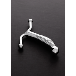 Steel by shots Geribbelde P-Spot Stimulator (8714273782533)