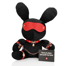 S-line by shots Konijnen Bondage - Velvet - Groot - Zwart (8714273055576)