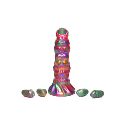 Xr brands Larva - Siliconen Ovipositor Dildo met Eieren (848518052001)