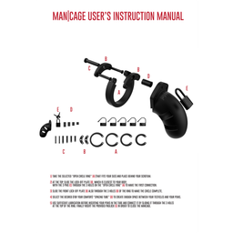 Mancage by shots Model 20 Chastity Cock Cage - 3.5 / 9 cm (7423522514580)