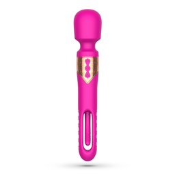 Crushious Big Ben - Dual Wand Massager met Flicker - Roze (7403254158900)