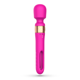 Crushious Big Ben - Dual Wand Massager met Flicker - Roze (7403254158900)