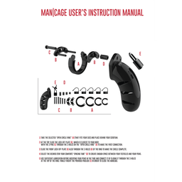 Mancage by shots Model 02 Chastity Cock Cage - 3,5 / 9 cm (8714273290557)