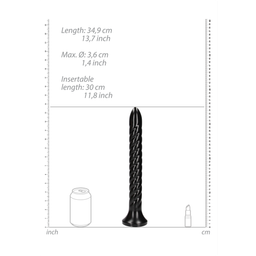 Ouch! by shots Draaiende Anale Slang - 12''/ 30 cm (8714273537997)