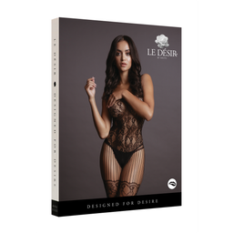 Le désir by shots Kant en Visnet Bodystocking - Één maat (8714273495334)