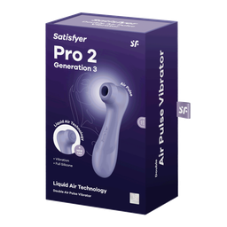 Satisfyer Pro 2 Generatie 3 - Double Air Pulse Vibrator - Liquid Air - Lila (4061504051895)