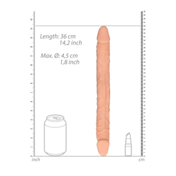 Realrock by shots Double Dong - 14 / 36 cm (7423522549568)