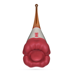 Crushious Jagger - Lickende Dubbele Stimulator - Rood (7403254160941)