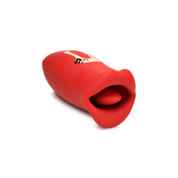 Xr brands Kiss and Tell - Silicone Kissing en Vibrerende Clitorisstimulator - Rood (848518052766)