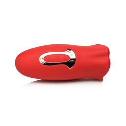 Xr brands Kiss and Tell - Silicone Kissing en Vibrerende Clitorisstimulator - Rood (848518052766)