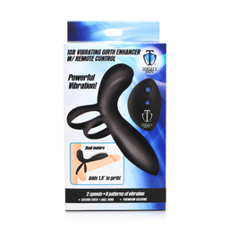 Xr brands Siliconen Vibrerende Penis Sleeve met Afstandsbediening (848518046277)
