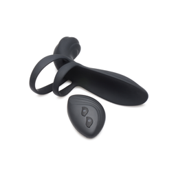 Xr brands Siliconen Vibrerende Penis Sleeve met Afstandsbediening (848518046277)