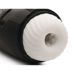 Xr brands De Milker Max - 14X Duwende en Vibrerende Masturbator - Zwart (848518053558)