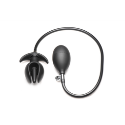 Xr brands Bad Buoy Anchor - Opblaasbare Siliconen Anale Plug - Zwart (848518052353)