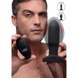 Xr brands Opblaasbare Vibrerende Silicone Butt Plug (848518035264)