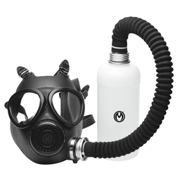 Xr brands Inhalator - Gasmasker met Fles - Zwart (848518053435)