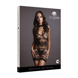 Le désir by shots Criss Cross Neck Mini Dress - One Size (8714273495389)