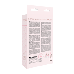 Pumped by shots Clitorale  Tepelpomp Set Medium - Medium (8714273548443)