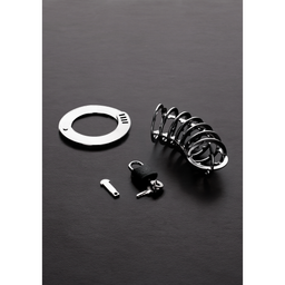 Steel by shots De Spiked Chastity Cage (8714273535306)