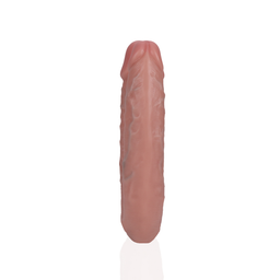 Realrock by shots U Vormige Dubbele Dildo 5 / 12,7 cm - Vlees (8714273505521)