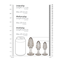 Ouch! by shots Acryl Buttplug Set (8714273544179)