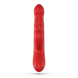 Crushious Lapin - Duwende Konijnen Vibrator - Rood (7403254159365)