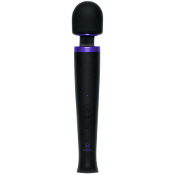Doc johnson Oplaadbare Power Wand - Ultra-Krachtige Silicone Wand Massager - Zwart (782421088392)