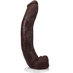 Doc johnson Dredd - Realistische ULTRASKYN Dildo - 13,5 / 34 cm - Chocolade (782421087517)