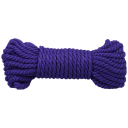 Doc johnson Bind and Tie - 6 mm Hennep Bondage Touw - 30 ft - Violet (782421089412)