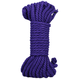 Doc johnson Bind and Tie - 6 mm Hennep Bondage Touw - 30 ft - Violet (782421089412)