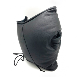 Red leather Gevoerde Leren Sensorische Kap - Zwart (3701019810587)