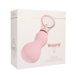 Pumped by shots Sensuele - Oplaadbare Vulva en Borst Pomp - Roze (8714273054814)