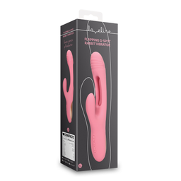 Loveline by shots Flapperende G-Spot Rabbit Vibrator - Roze Arabesque (8714273049148)