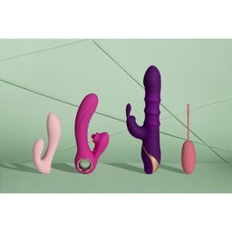 Loveline by shots Tongue Flickering en Heating Rabbit Vibrator - Exuberant Pink (8714273048875)