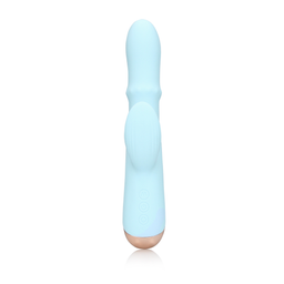 Loveline by shots Pulse Wave en Op-en-Neer Beweegbare Ring Vibrator - Arctic Blue (8714273049124)