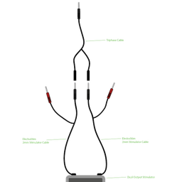 Electrastim Driefasige Combi-kabel (609224032394)