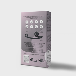 Snail vibe CURVE - Dual Stimulator - Black (8720615764358)