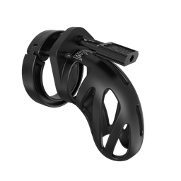 Mancage by shots Model 24 - Chastity Cage - 3.5'' / 9 cm - Zwart (8714273051240)
