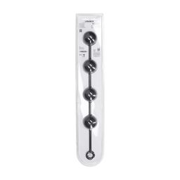 Levelz by shots Siliconen Ronde Anale Ballen - XXL - 60mm - Zwart (8714273069870)